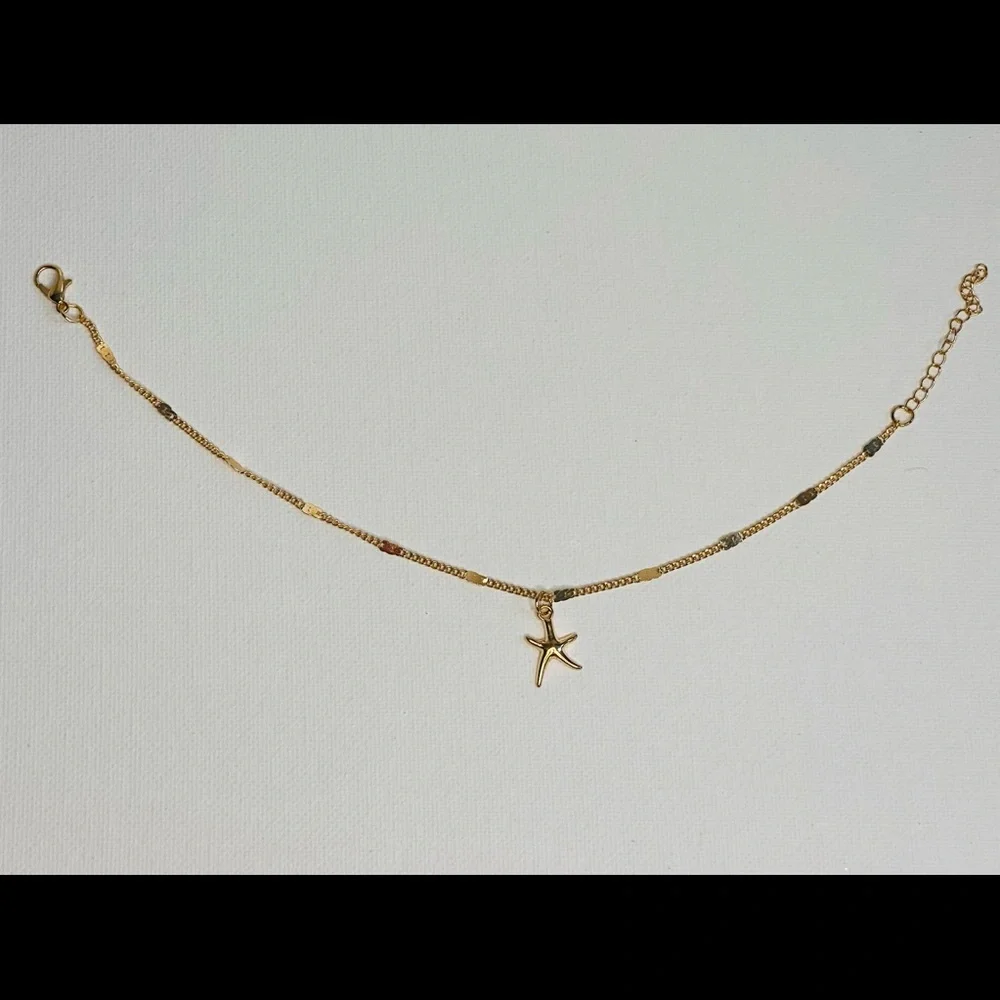 Gold Anklets Pearl anklets | ankle bracelets summer gold jewelry - Picture 3 of 6